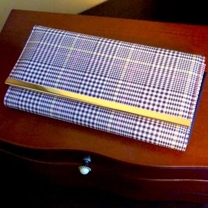 NWOT Purple Plaid Wallet